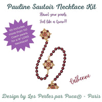 Pauline Sautoir Necklace Bead Kits, 4 Colors - The Argus Collection