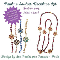 Pauline Sautoir Necklace Bead Kits, 4 Colors - The Argus Collection
