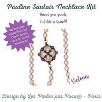 Pauline Sautoir Necklace Bead Kits, 4 Colors - The Argus Collection