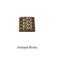 Peacock Magnetic Clasp, For 10mm Flat Leather or Cork - The Argus Collection