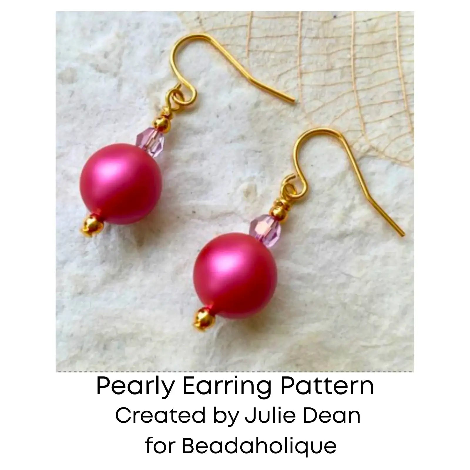 Pearly Earrings Pattern - The Argus Collection