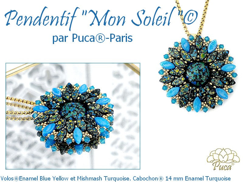 My Sun Pendant Pattern par Puca