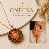 PendentifOndina-DelosEnamelOrange-LesCreationsd_Anna_89024c86-a037-4550-9ed2-0a289562a9bd - The Argus Collection