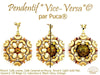 Vice Versa 2-Sided Pendant Pattern par Puca® - The Argus Collection