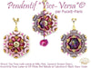 Vice Versa 2-Sided Pendant Pattern par Puca® - The Argus Collection