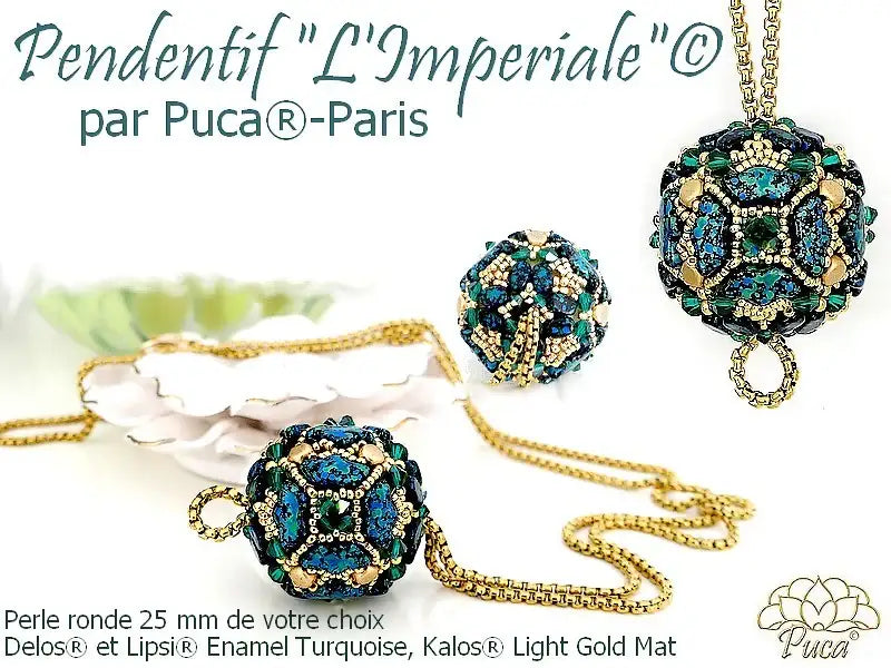 L’Imperiale Pendant Pattern par Puca