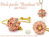 Bonheur Beaded Bead Pattern par Puca