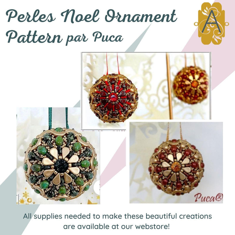 Perles Noel Ornament Pattern par Puca - The Argus Collection