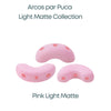 Arcos par Puca Beads, Light Matte Collection, 8 Colors