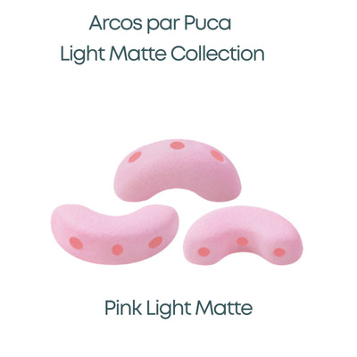 Arcos par Puca Beads, Light Matte Collection, 8 Colors