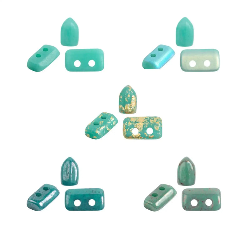 Piros Beads Green Turquoise Collection