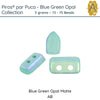 Piros® par Puca®, Blue Green Opal Collection, 5g. ~72-75 Beads - The Argus Collection