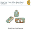 Piros® par Puca®, Blue Green Opal Collection, 5g. ~72-75 Beads - The Argus Collection