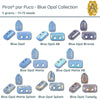 Piros® par Puca®, Blue Opal Collection, 5g. ~72-75 Beads - The Argus Collection