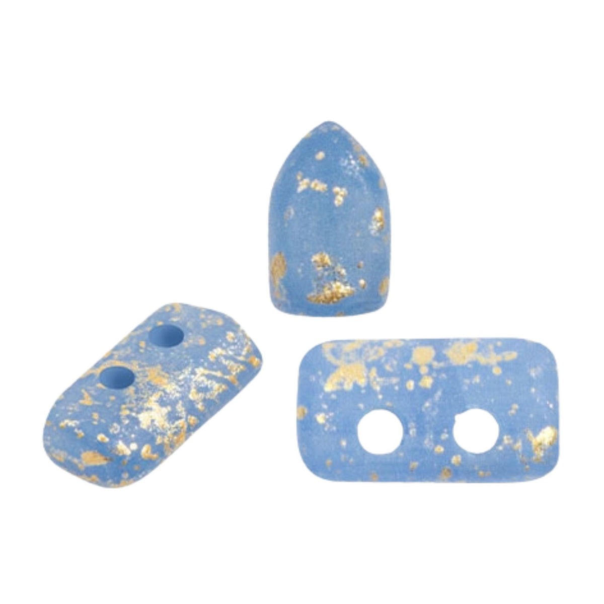 Piros Beads Blue Opal Matte Splash