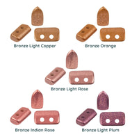 Piros Beads par Puca, New Bronze, 5g & 20g