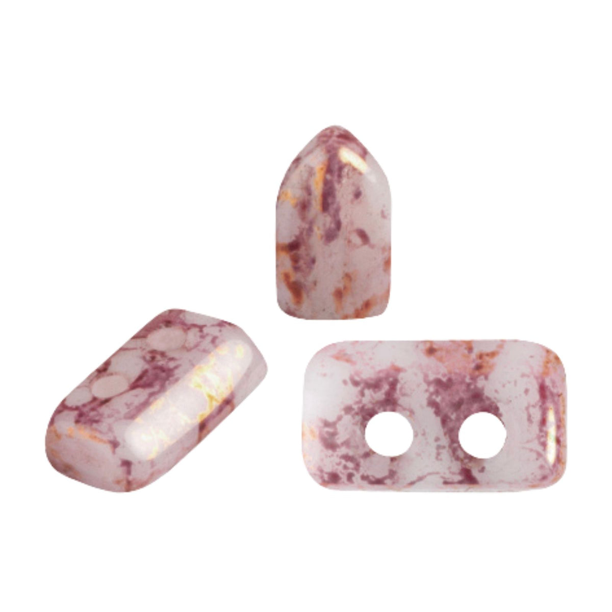 Piros Beads White Bronze 