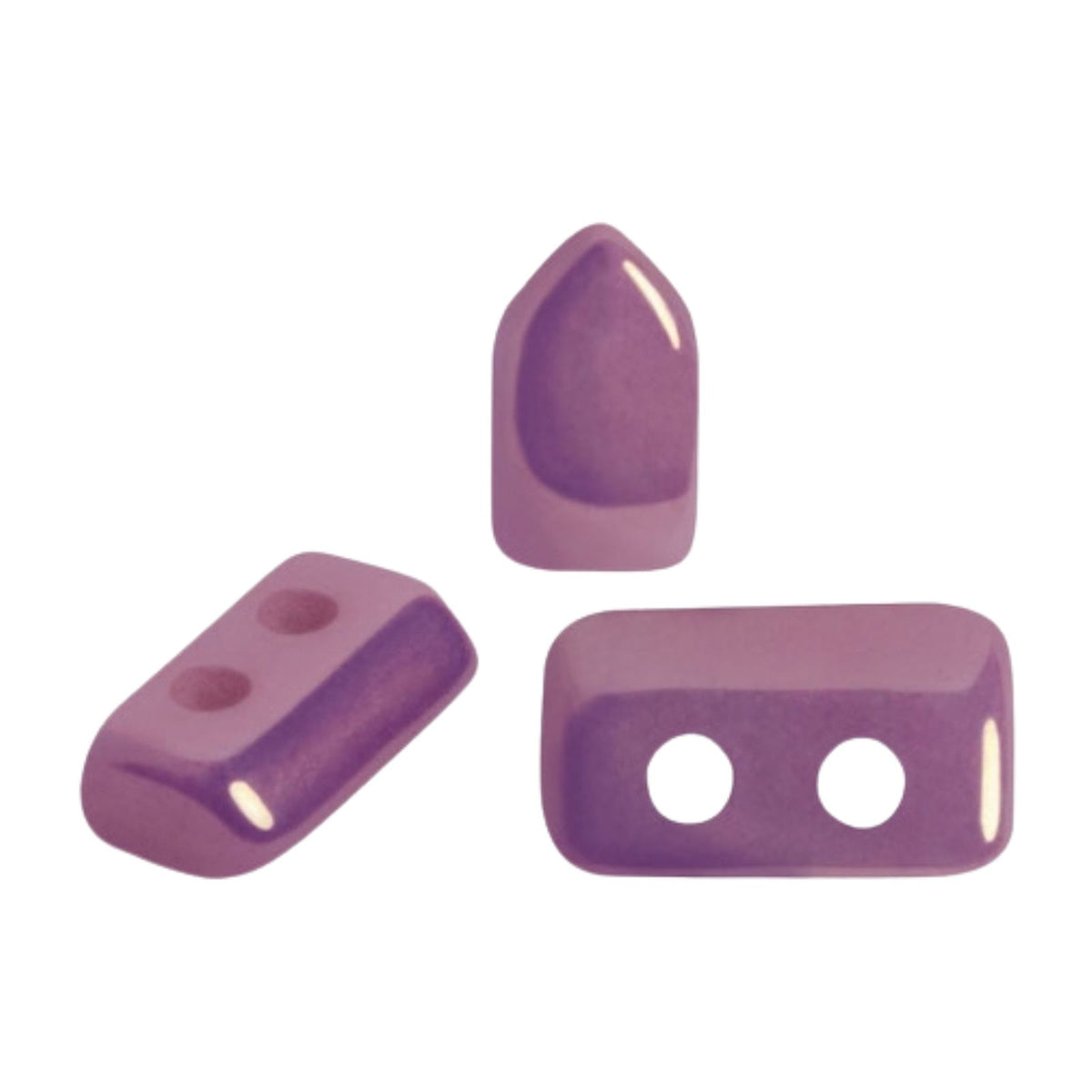 Piros Beads Opaque Mix Amethyst Gold Ceramic Look 