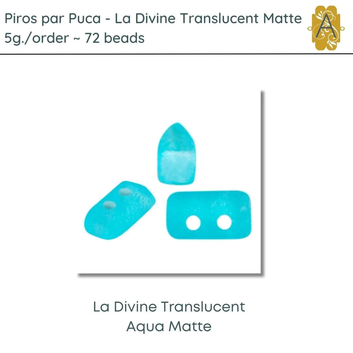 Piros par Puca, 5g, La Divine Translucent Matte Collection, 8 colors - The Argus Collection