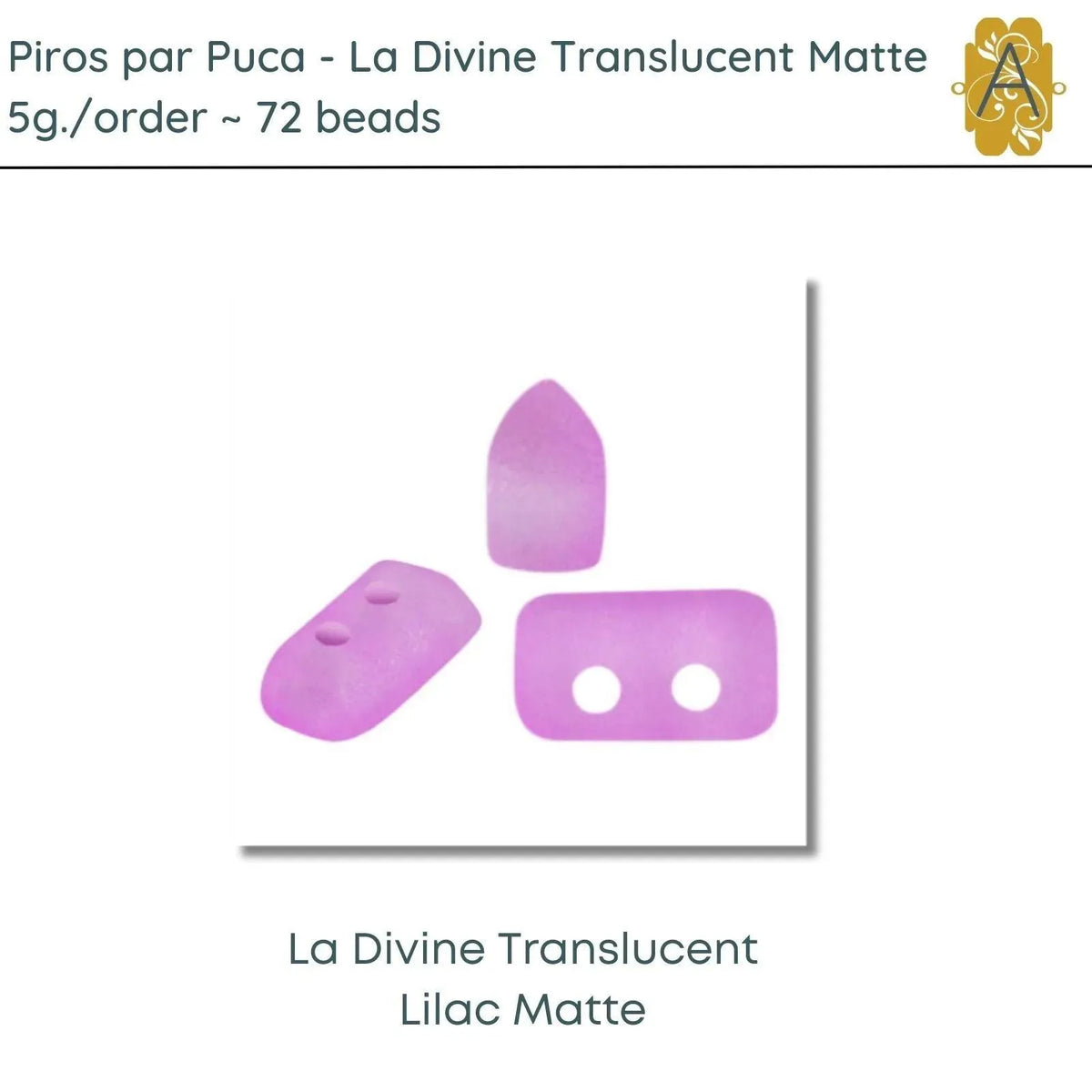 Piros par Puca, 5g, La Divine Translucent Matte Collection, 8 colors - The Argus Collection