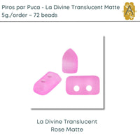 Piros par Puca, 5g, La Divine Translucent Matte Collection, 8 colors - The Argus Collection