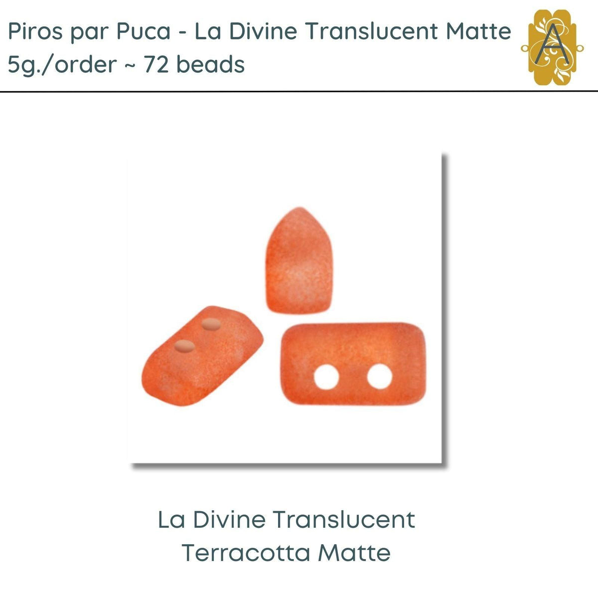 Piros par Puca, 5g, La Divine Translucent Matte Collection, 8 colors - The Argus Collection