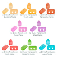 Piros Beads par Puca, La Divine Translucent Matte, 5g & 20g - The Argus Collection