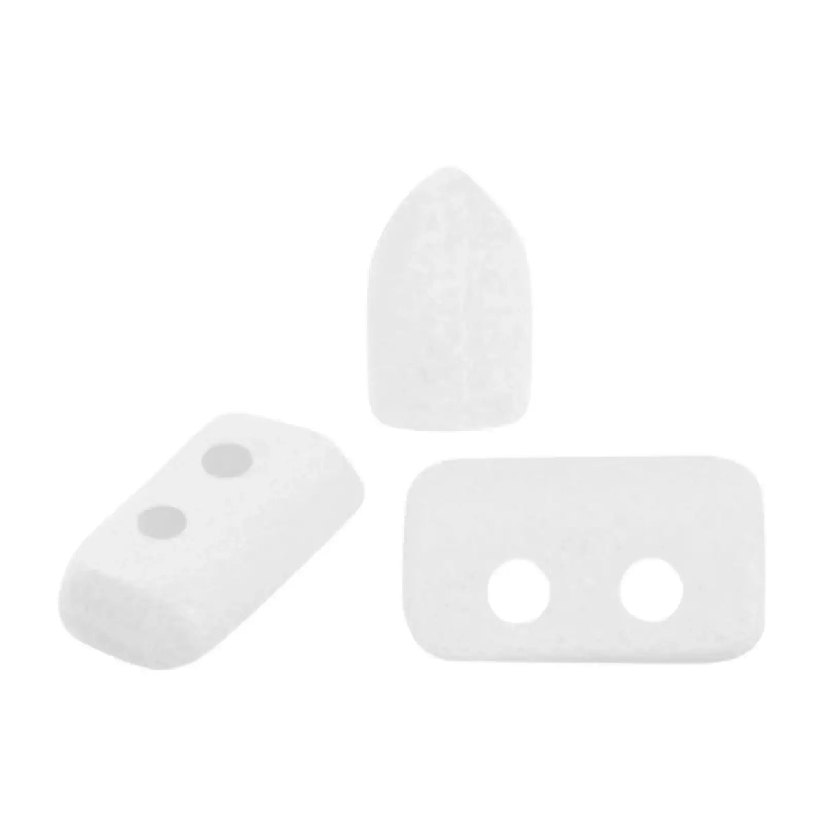 Piros Beads White Light Matte 