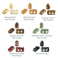 Piros Beads par Puca, New Picasso, 5g & 20g - The Argus Collection