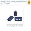 Piros par Puca, 5g, Trendy Matte Collection, 10 Colors - The Argus Collection