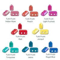 Piros Beads par Puca, Tutti-Frutti, 5g & 20g - The Argus Collection