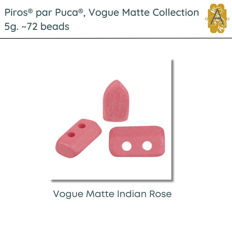 Piros par Puca, 5g, Vogue Matte Collection, 11 Colors - The Argus Collection