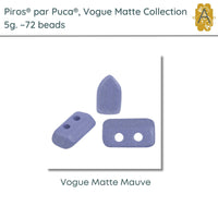 Piros par Puca, 5g, Vogue Matte Collection, 11 Colors