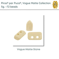 Piros par Puca, 5g, Vogue Matte Collection, 11 Colors