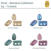 Piros par Puca, 5g, Stardust Collection, 4 Colors - The Argus Collection