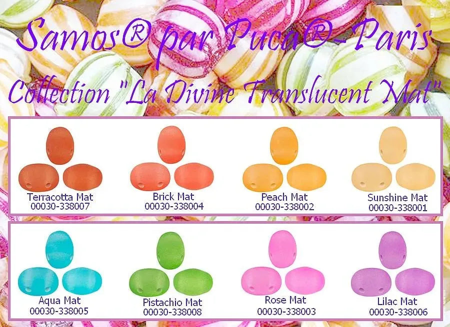 Samos par Puca, 5g, La Divine Translucent Matte Collection, 8 colors - The Argus Collection