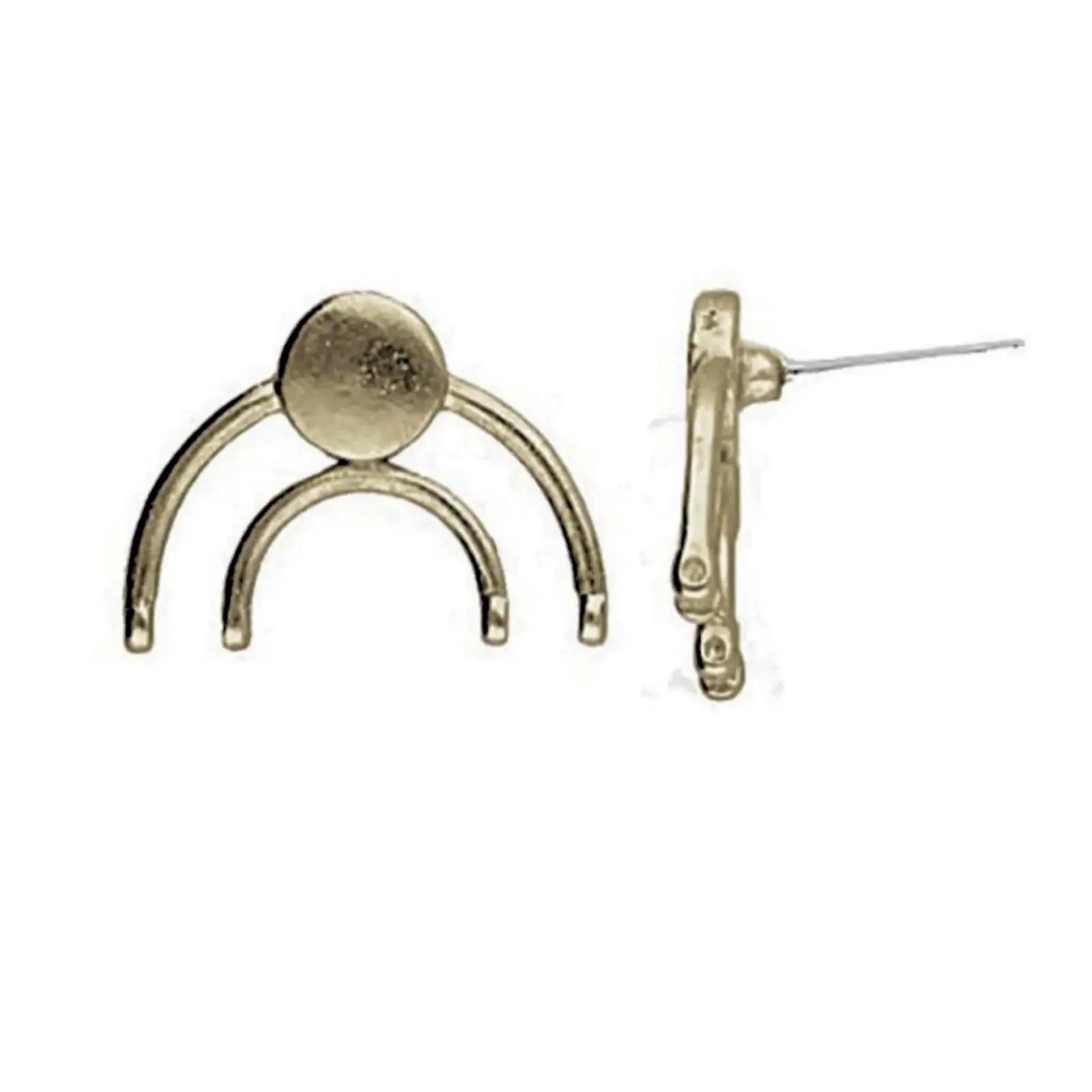 Cymbal Platani IV, 11/0 Earring Studs, Titanium Posts - The Argus Collection