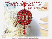 Poesie de Noel Ornament Pattern Par Puca