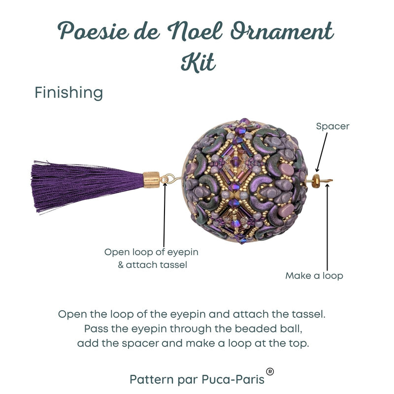 Poesie de Noel Ornament Bead Kit