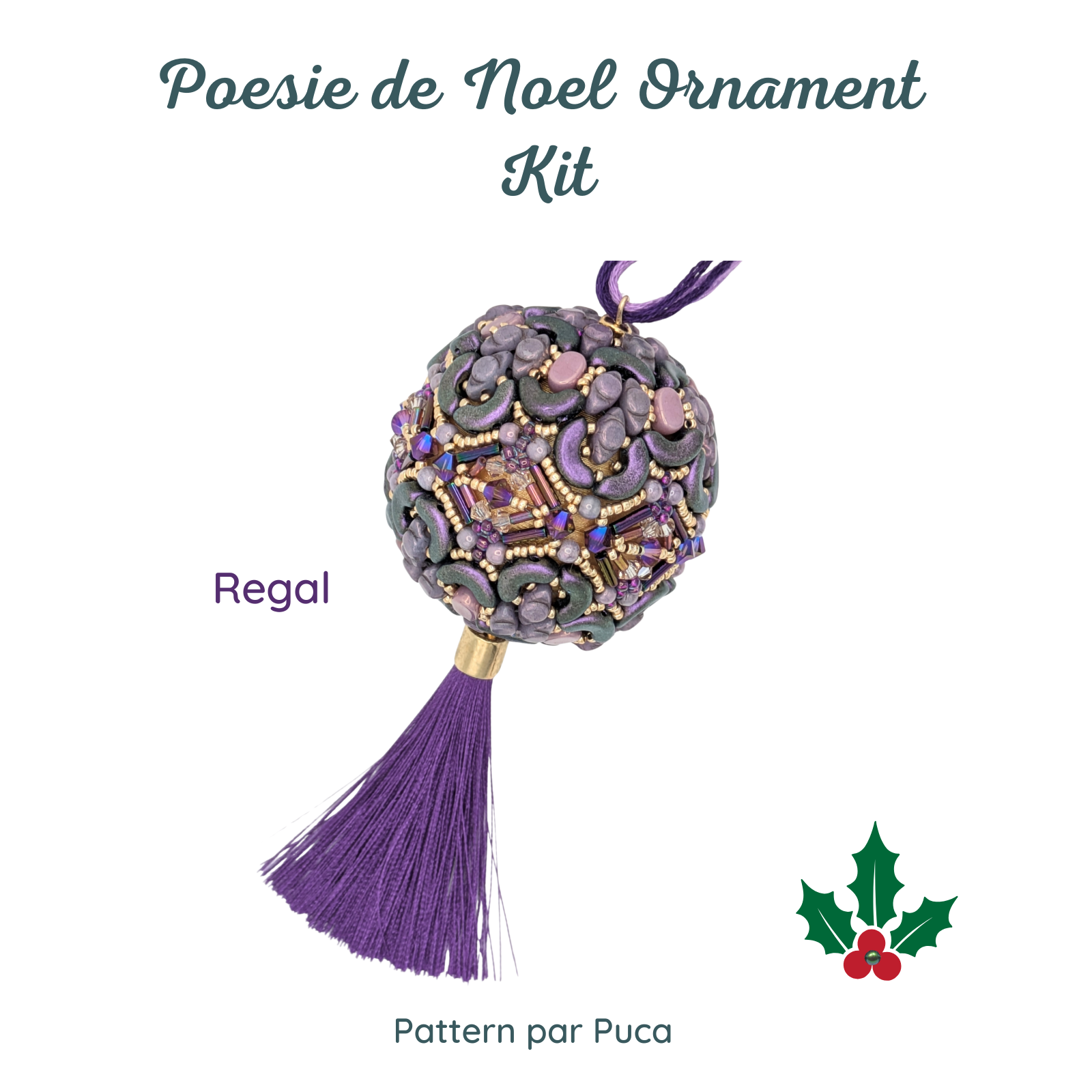 Poesie de Noel Ornament Bead Kit