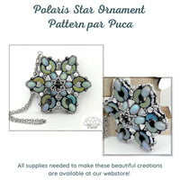 Polaris Star Ornament Pattern par Puca