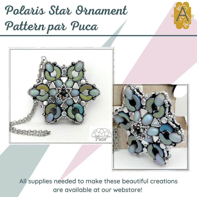 Polaris Star Ornament Pattern par Puca - The Argus Collection