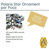 Polaris Star Ornament Pattern par Puca - The Argus Collection