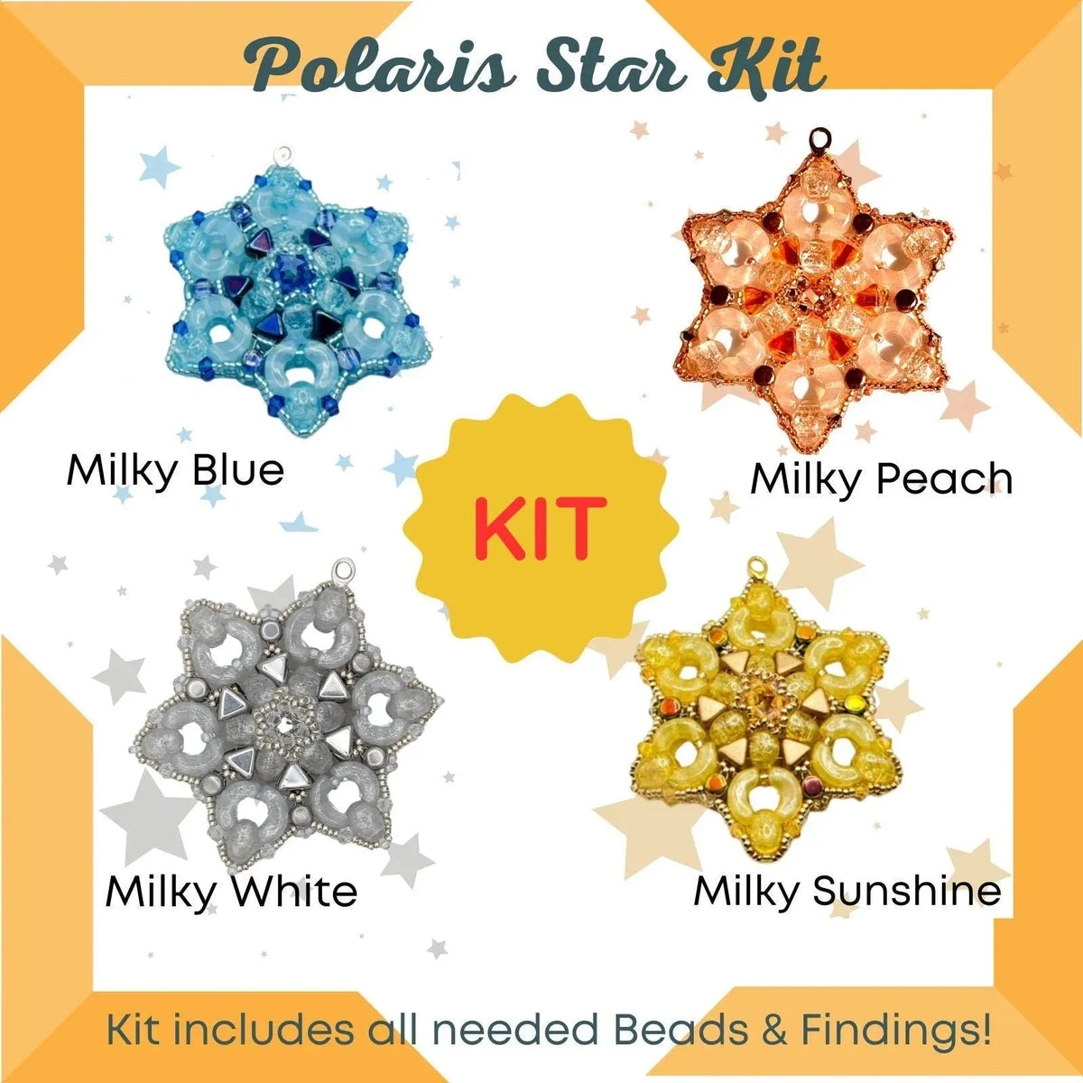 Polaris Star Ornament Pattern par Puca - The Argus Collection