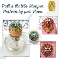 Polka Bottle Stopper Pattern par Puca - The Argus Collection