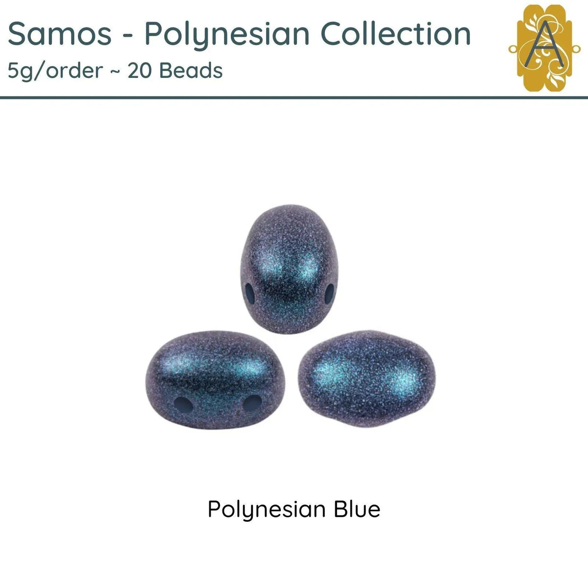 Samos par Puca, 5g, Polynesian Collection, 7 colors - The Argus Collection