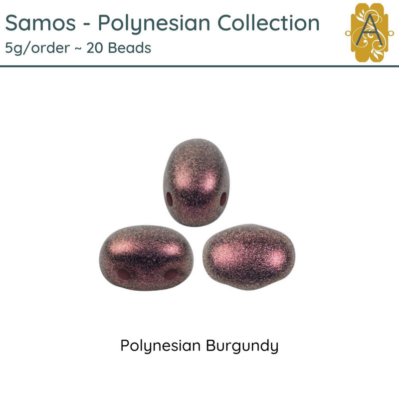 Samos par Puca, 5g, Polynesian Collection, 7 colors - The Argus Collection