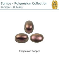 Samos par Puca, 5g, Polynesian Collection, 7 colors - The Argus Collection