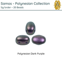 Samos par Puca, 5g, Polynesian Collection, 7 colors - The Argus Collection