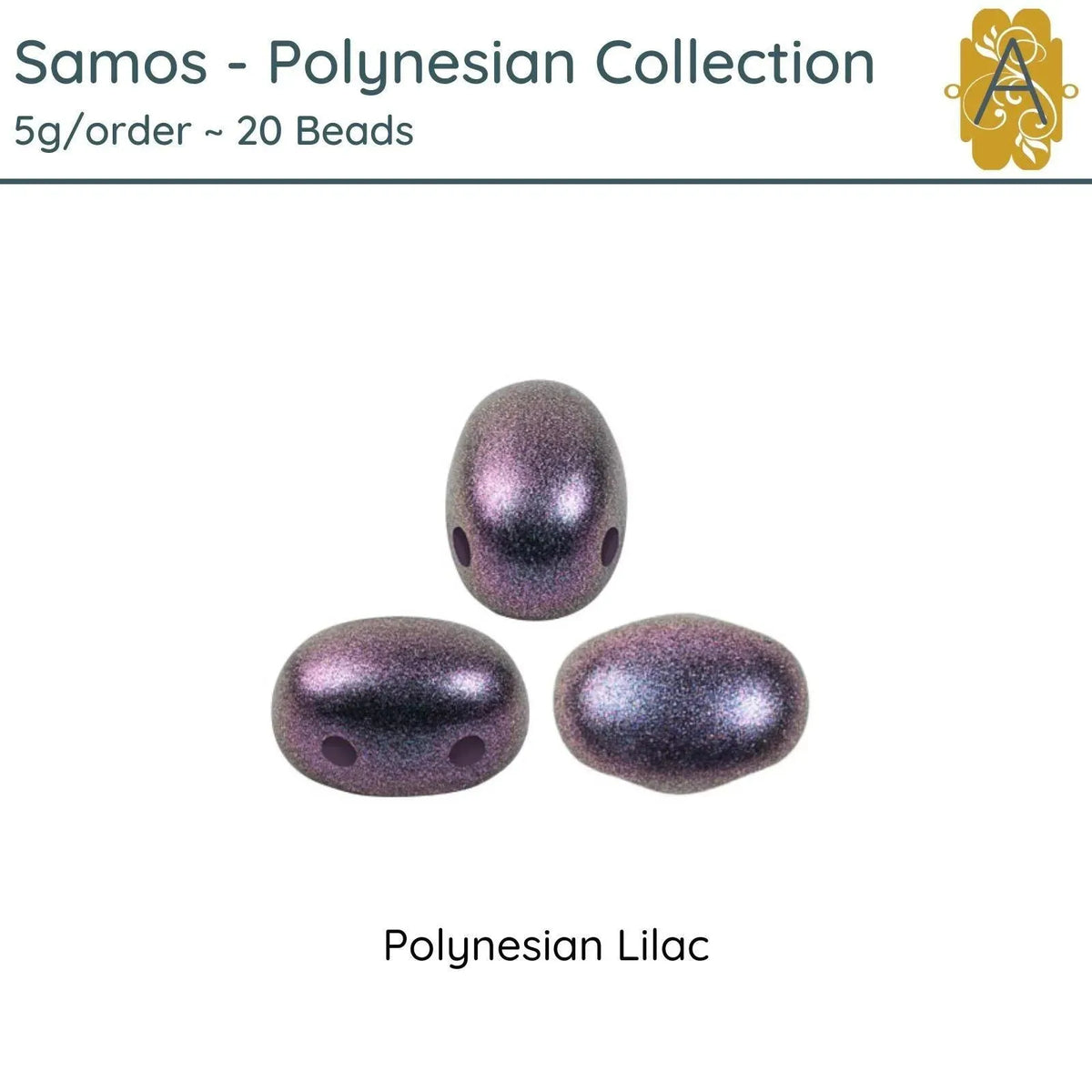 Samos par Puca, 5g, Polynesian Collection, 7 colors - The Argus Collection